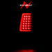 Anzo USA 311334 Tail Light Assembly; LED; Smoke Lens; Black; Pair; - Truck Part Superstore