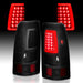 Anzo USA 311334 Tail Light Assembly; LED; Smoke Lens; Black; Pair; - Truck Part Superstore