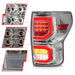 Anzo USA 311338 Tail Light Assembly; LED; Clear Lens; Chrome Housing; Pair; - Truck Part Superstore
