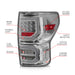 Anzo USA 311338 Tail Light Assembly; LED; Clear Lens; Chrome Housing; Pair; - Truck Part Superstore