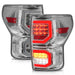 Anzo USA 311338 Tail Light Assembly; LED; Clear Lens; Chrome Housing; Pair; - Truck Part Superstore
