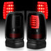Anzo USA 311340 Tail Light Assembly; LED; Smoke Lens; Black Housing; Pair; - Truck Part Superstore