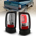 Anzo USA 311341 Tail Light Assembly; LED; Clear Lens; Chrome Housing; Pair; - Truck Part Superstore