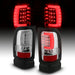 Anzo USA 311341 Tail Light Assembly; LED; Clear Lens; Chrome Housing; Pair; - Truck Part Superstore