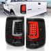 Anzo USA 311342 Tail Light Assembly; LED; Clear Lens; Black Housing; w/Light Bar; Pair; - Truck Part Superstore