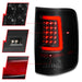 Anzo USA 311343 Tail Light Assembly; LED; Smoke Lens; Black Housing; w/Light Bar; Pair; - Truck Part Superstore