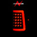 Anzo USA 311343 Tail Light Assembly; LED; Smoke Lens; Black Housing; w/Light Bar; Pair; - Truck Part Superstore