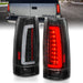 Anzo USA 311344 Tail Light Assembly; LED; Clear Lens; Black Housing; Pair; - Truck Part Superstore