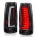 Anzo USA 311344 Tail Light Assembly; LED; Clear Lens; Black Housing; Pair; - Truck Part Superstore