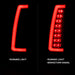 Anzo USA 311345 Tail Light Assembly; LED; Smoke Lens; Black Housing; Pair; - Truck Part Superstore