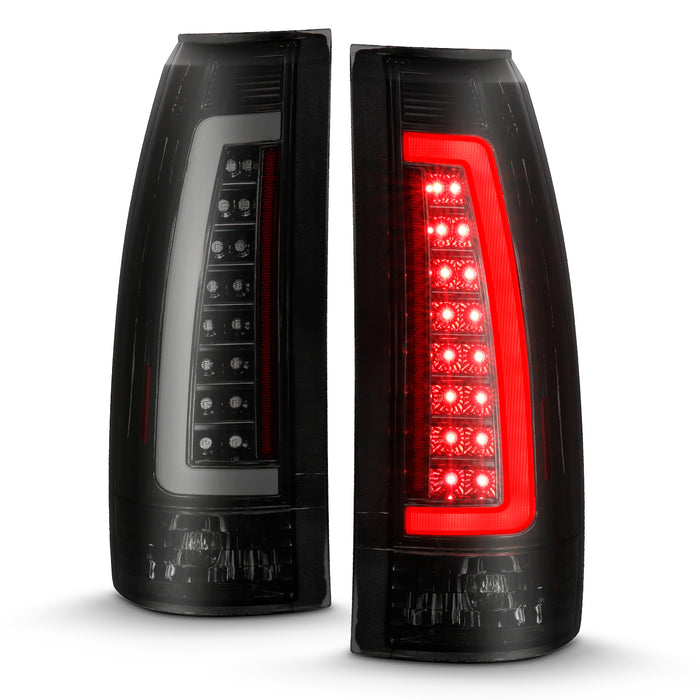 Anzo USA 311345 Tail Light Assembly; LED; Smoke Lens; Black Housing; Pair; - Truck Part Superstore