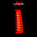 Anzo USA 311346 Tail Light Assembly; LED; Red/Clear Lens; Chrome Housing; Pair; - Truck Part Superstore