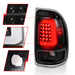 Anzo USA 311347 Tail Light Assembly; LED; Clear Lens; Black Housing; Pair; - Truck Part Superstore