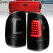 Anzo USA 311348 Tail Light Assembly; LED; Smoke Lens; Black Housing; Pair; - Truck Part Superstore