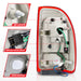 Anzo USA 311349 Tail Light Assembly; LED; Red Lens; Chrome Housing; Pair; - Truck Part Superstore