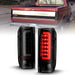 Anzo USA 311351 Tail Light Assembly; LED; Smoke Lens; Black Housing; Pair; - Truck Part Superstore