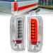 Anzo USA 311352 Tail Light Assembly; LED; Clear Lens; Chrome Housing; Pair; - Truck Part Superstore
