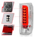 Anzo USA 311352 Tail Light Assembly; LED; Clear Lens; Chrome Housing; Pair; - Truck Part Superstore