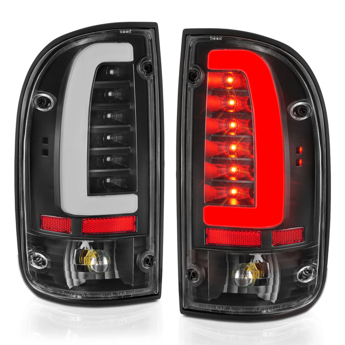 Anzo USA 311353 Tail Light Assembly; LED; Clear Lens; Black Housing; Pair; - Truck Part Superstore