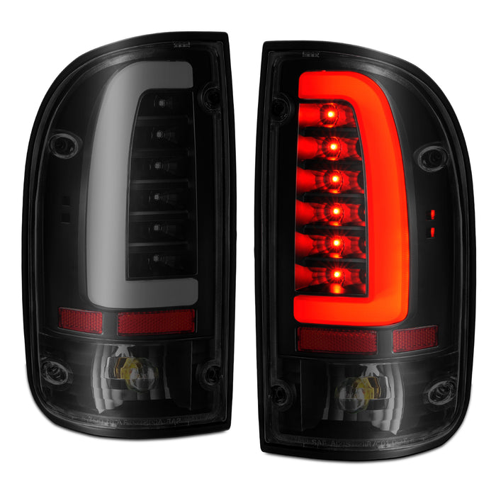 Anzo USA 311354 Tail Light Assembly; LED; Smoke Lens; Black Housing; Pair; - Truck Part Superstore