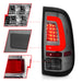 Anzo USA 311357 Tail Light Assembly; LED; Smoke Lens; Chrome Housing; Pair; - Truck Part Superstore