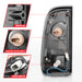 Anzo USA 311357 Tail Light Assembly; LED; Smoke Lens; Chrome Housing; Pair; - Truck Part Superstore