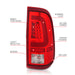 Anzo USA 311358 Tail Light Assembly; LED; Red/Clear Lens; Chrome Housing; Pair; - Truck Part Superstore