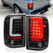 Anzo USA 311359 Tail Light Assembly; LED; Clear Lens; Black Housing; w/Light Bar; Pair; - Truck Part Superstore