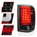 Anzo USA 311359 Tail Light Assembly; LED; Clear Lens; Black Housing; w/Light Bar; Pair; - Truck Part Superstore