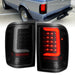 Anzo USA 311360 Tail Light Assembly; LED; Smoke Lens; Black Housing; w/Light Bar; Pair; - Truck Part Superstore
