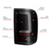 Anzo USA 311360 Tail Light Assembly; LED; Smoke Lens; Black Housing; w/Light Bar; Pair; - Truck Part Superstore