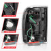 Anzo USA 311360 Tail Light Assembly; LED; Smoke Lens; Black Housing; w/Light Bar; Pair; - Truck Part Superstore