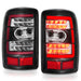 Anzo USA 311362 Tail Light Assembly; LED; Clear Lens; Black Housing; Pair; - Truck Part Superstore