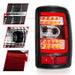 Anzo USA 311362 Tail Light Assembly; LED; Clear Lens; Black Housing; Pair; - Truck Part Superstore