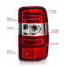 Anzo USA 311364 Tail Light Assembly; LED; Red Lens; Chrome Housing; Pair; - Truck Part Superstore