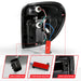 Anzo USA 311365 Tail Light Assembly; LED; Clear Lens; Black Housing; w/Light Bar; Pair; - Truck Part Superstore
