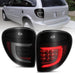 Anzo USA 311366 Tail Light Assembly; LED; Smoke Lens; Black Housing; w/Light Bar; Pair; - Truck Part Superstore