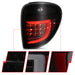 Anzo USA 311366 Tail Light Assembly; LED; Smoke Lens; Black Housing; w/Light Bar; Pair; - Truck Part Superstore