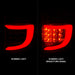Anzo USA 311367 Tail Light Assembly; LED; Clear Lens; Chrome Housing; w/Light Bar; Pair; - Truck Part Superstore