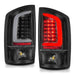 Anzo USA 311368 Tail Light Assembly; LED; Clear Lens; Black Housing; w/Light Bar; Pair; - Truck Part Superstore