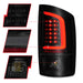 Anzo USA 311369 Tail Light Assembly; LED; Smoke Lens; Black Housing; w/Light Bar; Pair; - Truck Part Superstore