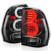 Anzo USA 311371 Tail Light Assembly; LED; Clear Lens; Black Housing; w/Light Bar; Pair; - Truck Part Superstore