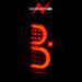 Anzo USA 311372 Tail Light Assembly; LED; Smoke Lens; Black Housing; w/Light Bar; Pair; - Truck Part Superstore