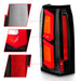 Anzo USA 311374 Tail Light Assembly; LED; Clear Lens; Black Housing; w/Light Bar; Pair; - Truck Part Superstore