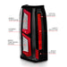 Anzo USA 311374 Tail Light Assembly; LED; Clear Lens; Black Housing; w/Light Bar; Pair; - Truck Part Superstore