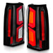 Anzo USA 311374 Tail Light Assembly; LED; Clear Lens; Black Housing; w/Light Bar; Pair; - Truck Part Superstore