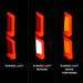 Anzo USA 311375 Tail Light Assembly; LED; Smoke Lens; Black Housing; w/Light Bar; Pair; - Truck Part Superstore