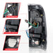 Anzo USA 311377 Tail Light Assembly; LED; Clear Lens; Black Housing; w/Light Bar; Pair; - Truck Part Superstore