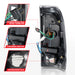 Anzo USA 311378 Tail Light Assembly; LED; Smoke Lens; Black Housing; w/Light Bar; Pair; - Truck Part Superstore