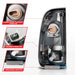Anzo USA 311379 Tail Light Assembly; LED; Clear Lens; Black Housing; w/Light Bar; Pair; - Truck Part Superstore